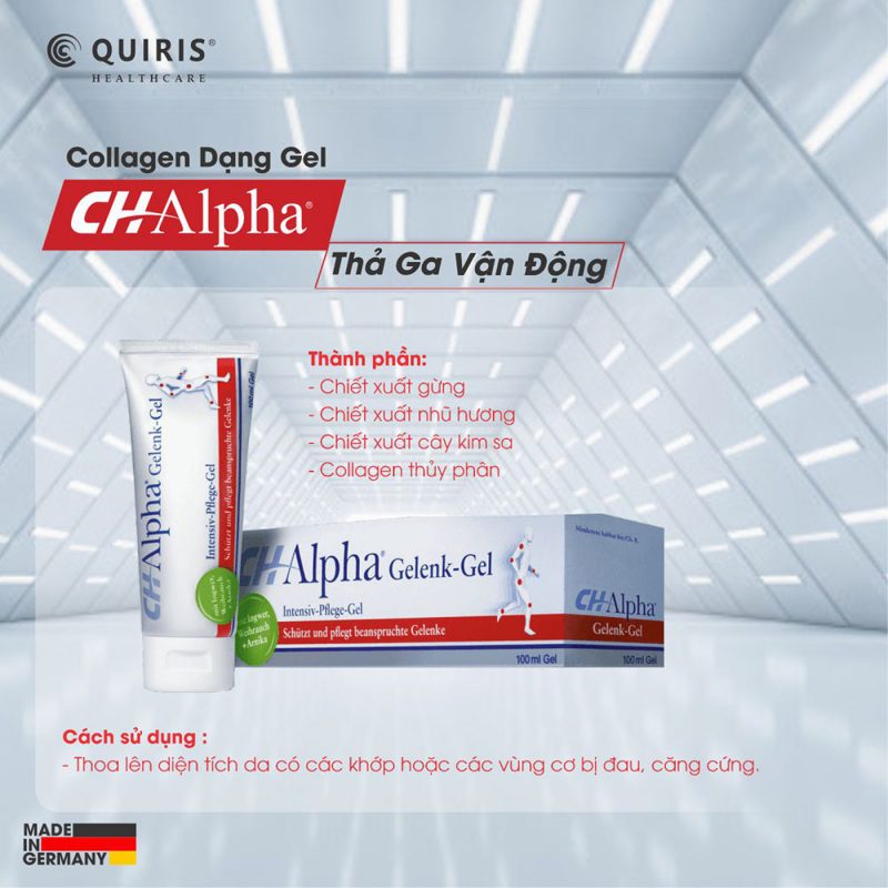 Cách sử dụng gel khớp quiris ch-alpha