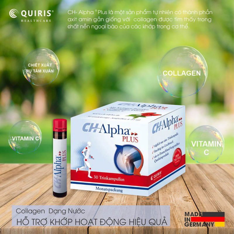 Collagen Dạng Nước Quiris Ch-Alpha Plus Là Một Sản Phẩm Tự Nhiên