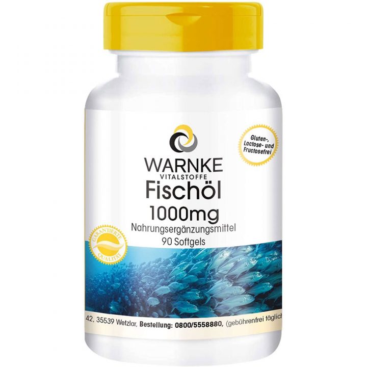 Viên Uống Dầu Cá Warnke Fischol Omega3 1000mg, 90 Viên • EMSA