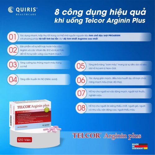 Vien Uong Quiris Telcor Arginin Plus 120 Vien 01 Emsa