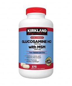 Kirkland glucosamine hcl 1500mg with msm 1500mg hop 375 vien 1 emsa